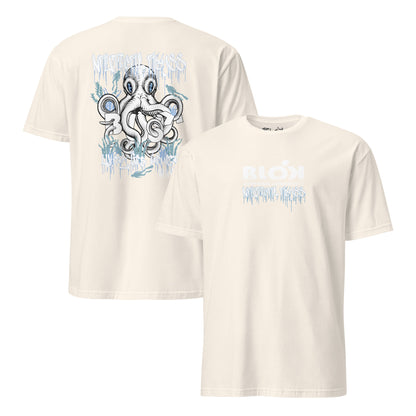 Nautical Abyss - Back & Front Print - in White & Blue