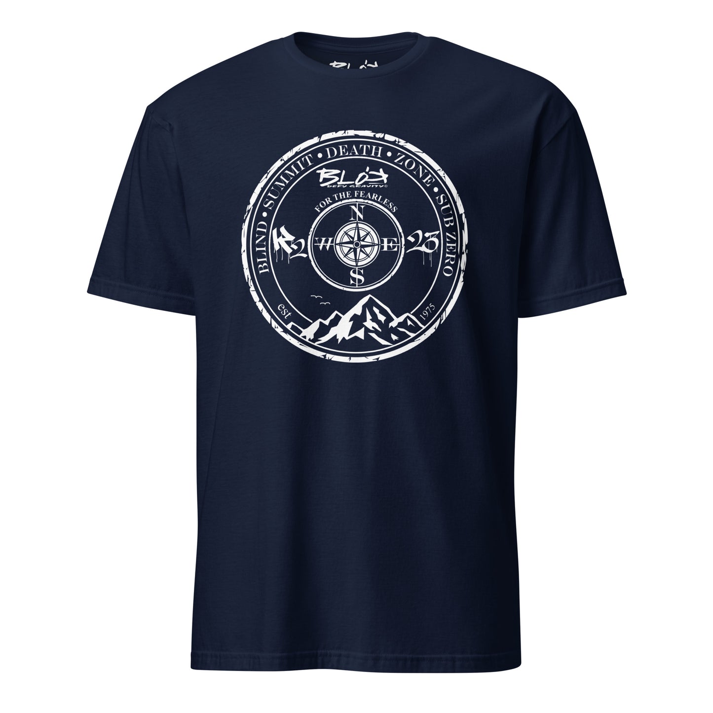 BLOK Blind Summit - White Front Print Women's Relaxed Fit Graphic T-Shirt