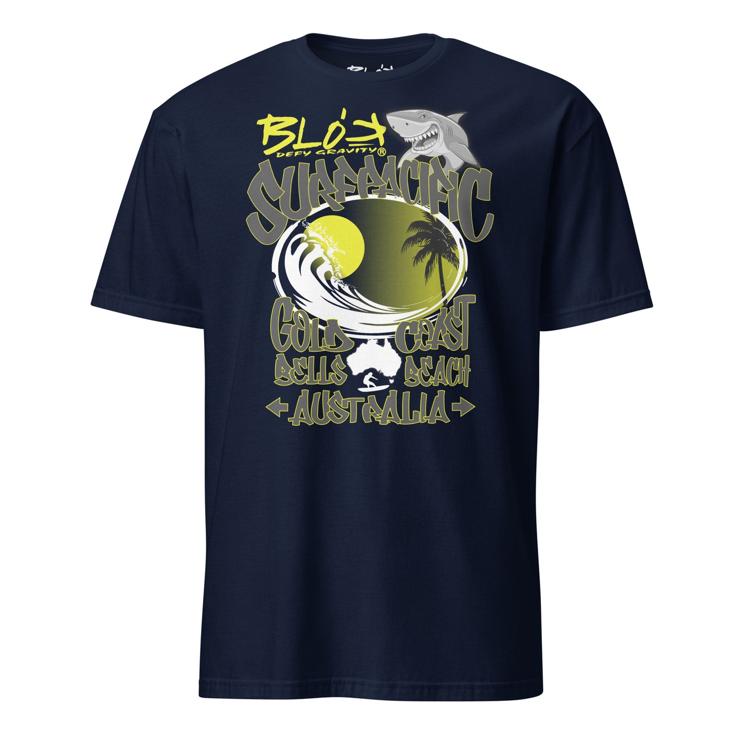 Gold Coast - Front Print in Yellow - Women's Relaxed Fit