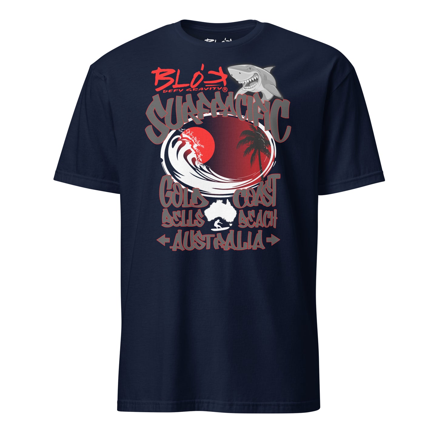 Gold Coast - Front Print in Red - Women's Relaxed Fit