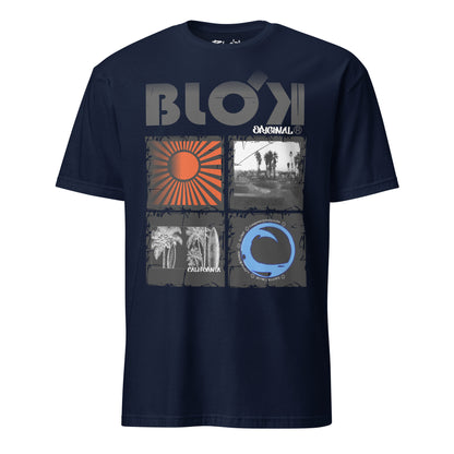 BLOK California Sport - Black Front Print Women's Relaxed Fit Graphic T-Shirt