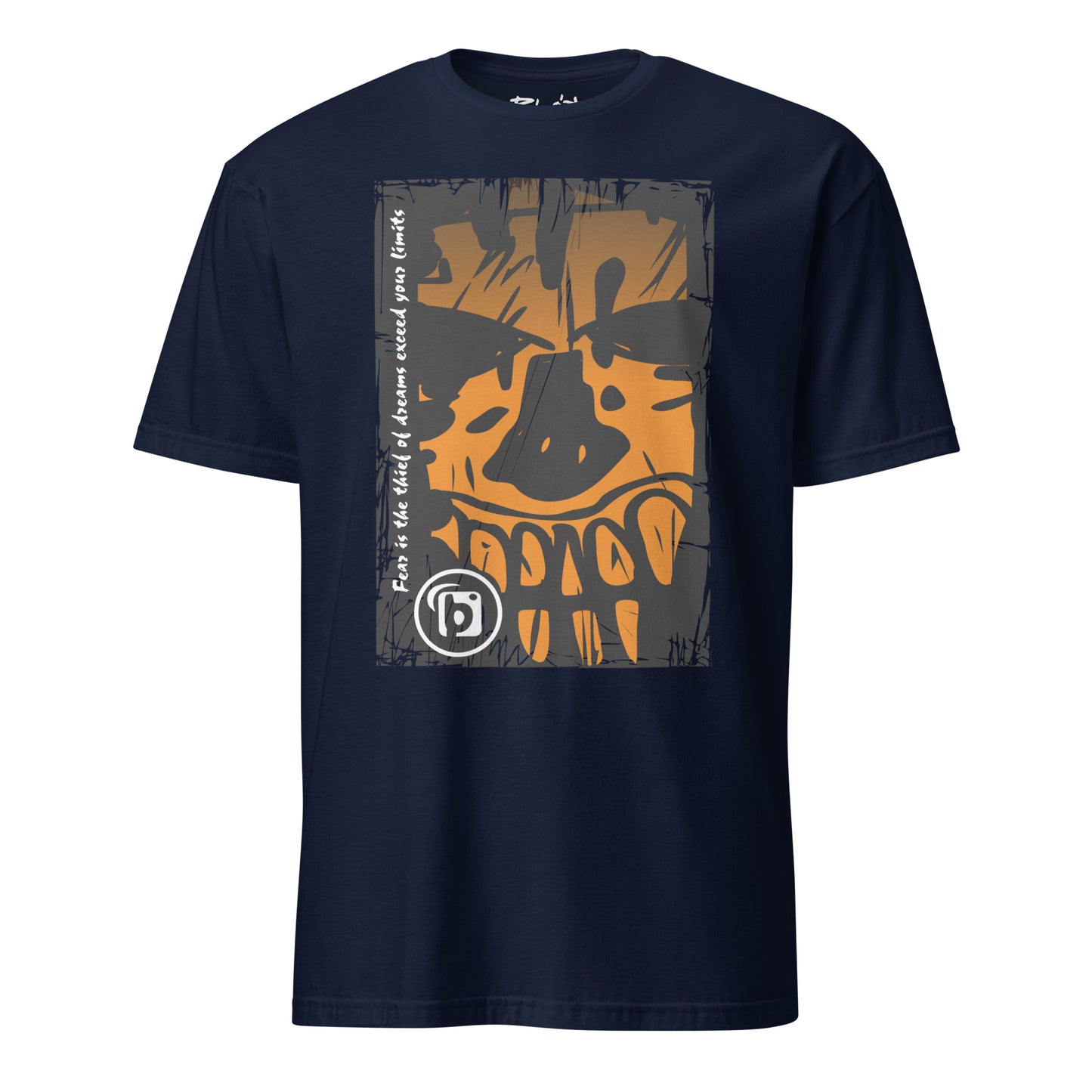 Tiki Skull - with Orange Front Print - Women's Relaxed Fit