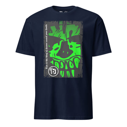 Tiki Skull - with Green Front Print - Women's Relaxed Fit