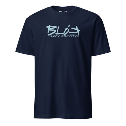 Essential Large Logo - with Light Blue Front Print - Women's Relaxed Fit