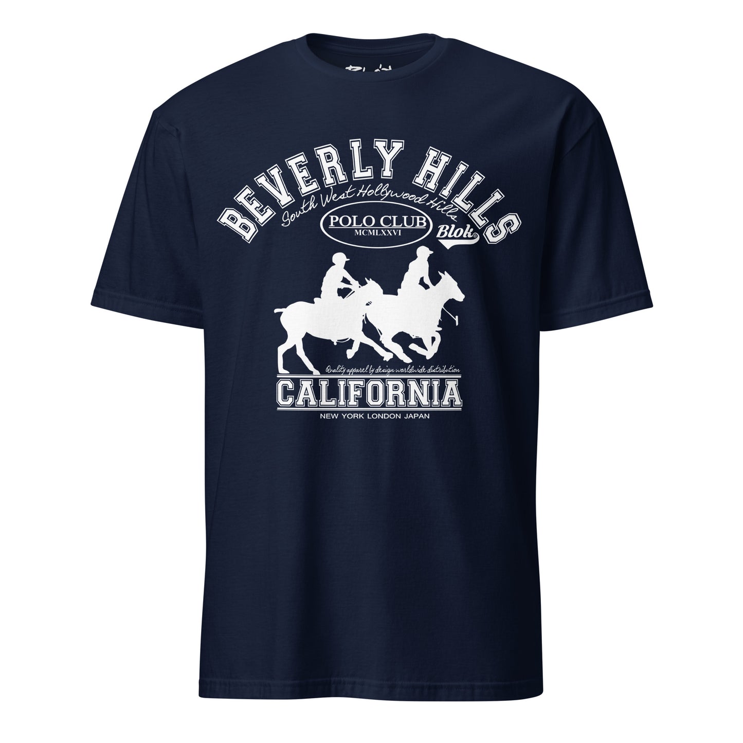 Beverly Hills Polo Club - Front Print in White - Women's Relaxed Fit