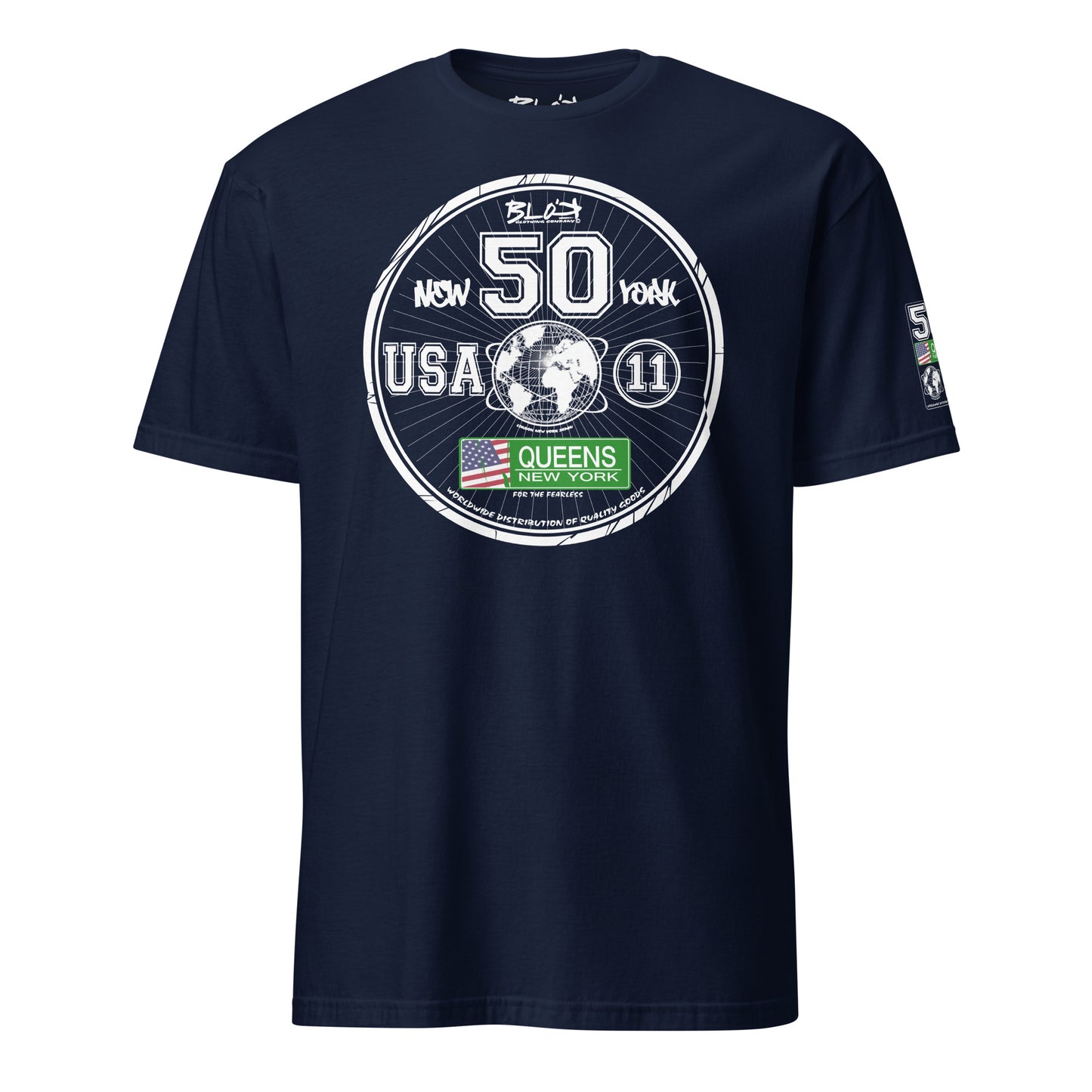 Queens New York - 50 States - Front Print in White - Women's Relaxed Fit