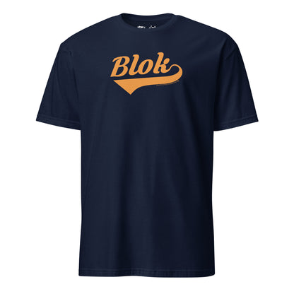 Blok Classic - Front Print - in Orange - Men's Classic Fit