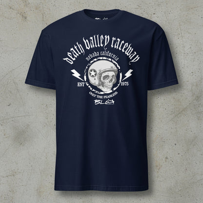 Death Valley - Front Print with White Logo - Men's Classic Fit Graphic T-Shirt