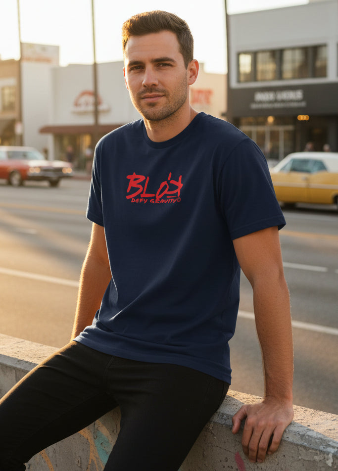 Essentials Large Logo - in Red Print - Men's Classic Fit Graphic T-Shirt