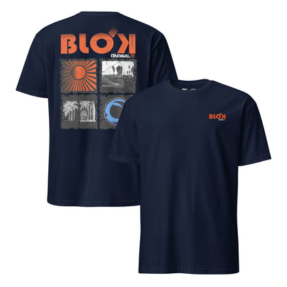 BLOK California Sport - Orange Front & Back Print Women's Relaxed Fit Graphic T-Shirt