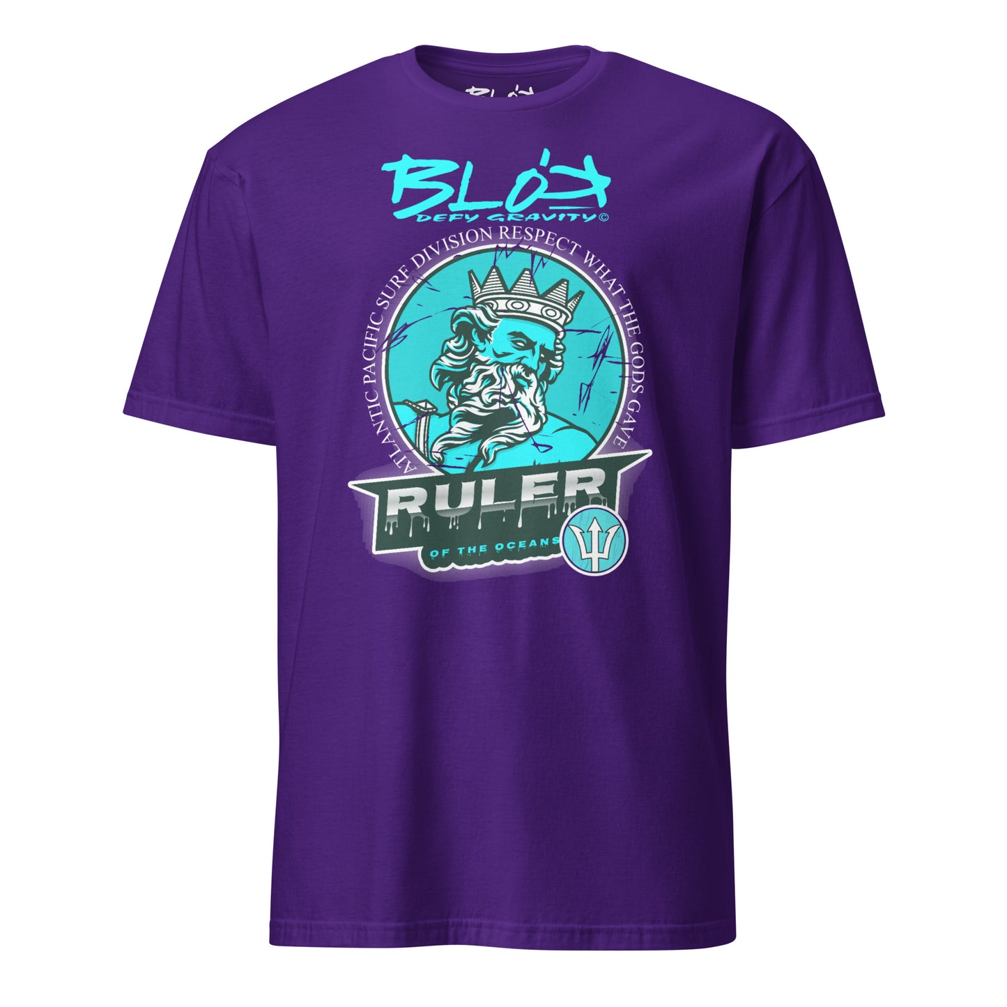 Ruler of the Oceans - Front Print - in Turquoise - Women's Relaxed Fit