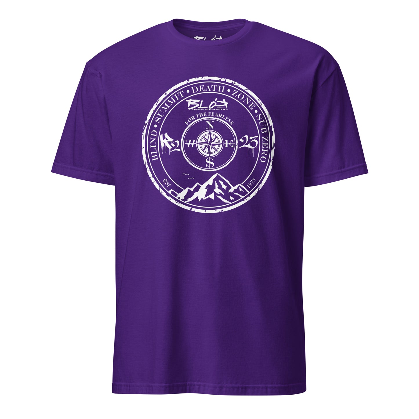 BLOK Blind Summit - White Front Print Women's Relaxed Fit Graphic T-Shirt