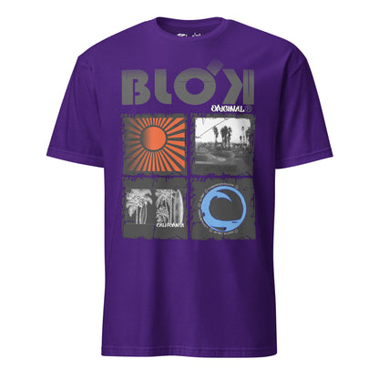 BLOK California Sport - Black Front Print Women's Relaxed Fit Graphic T-Shirt