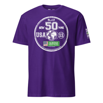 Queens New York - 50 States - Front Print in White - Women's Relaxed Fit