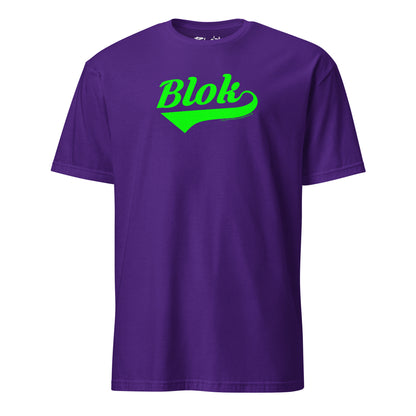 Blok Classic Logo - Front Print - in Green - Men's Classic Fit Graphic T-Shirt