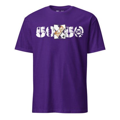 50/50 - in White & Orange Print - Men's Classic Fit