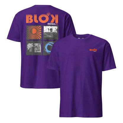 BLOK California Sport - Orange Front & Back Print Women's Relaxed Fit Graphic T-Shirt