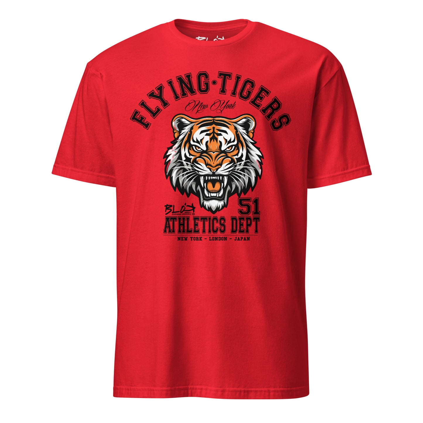 Flying Tigers - Front Print with Black Logo - Women's Relaxed Fit