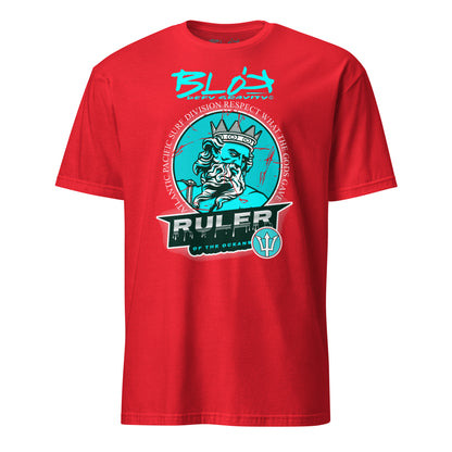 Ruler of the Oceans - Front Print - in Turquoise - Women's Relaxed Fit