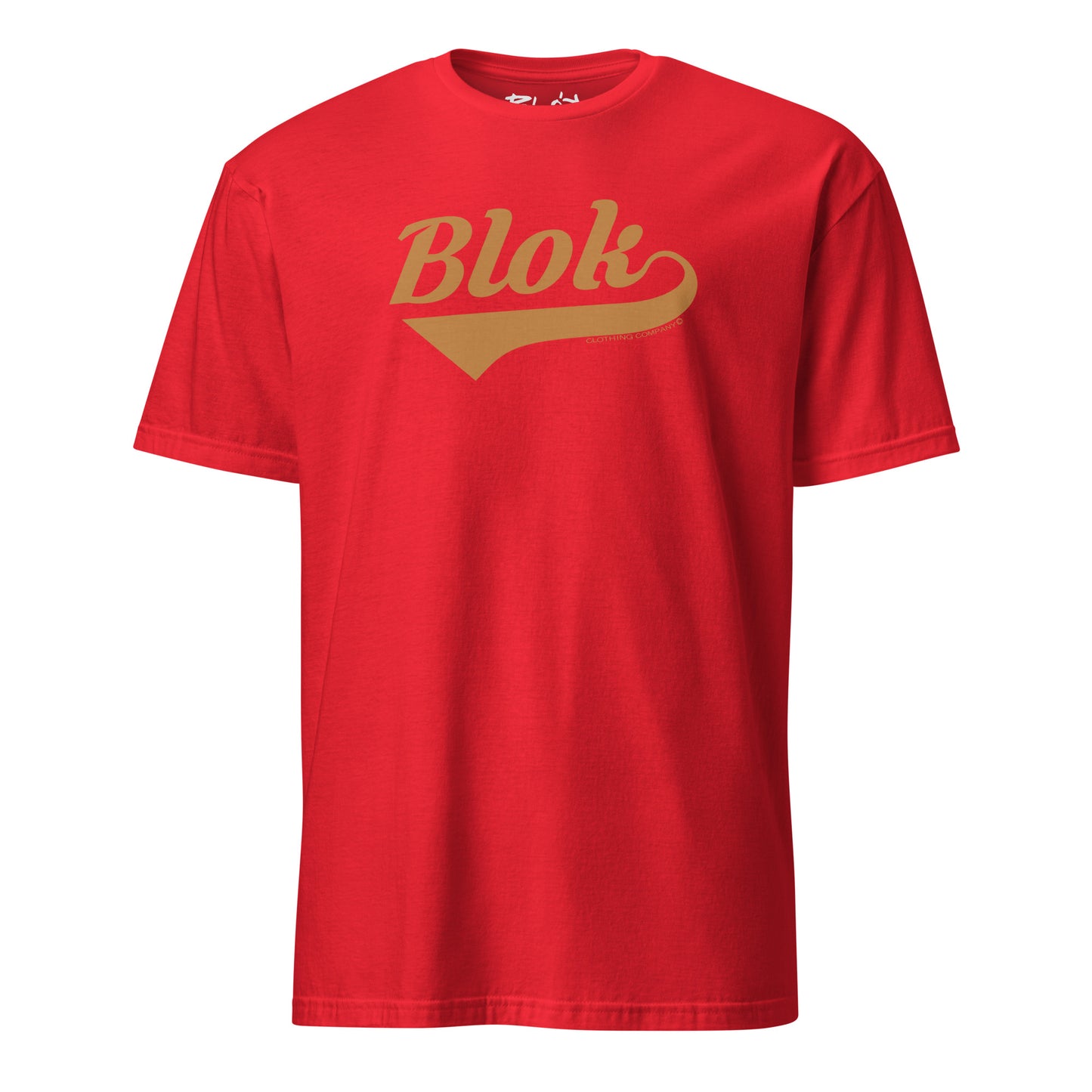 Blok Classic - Front Print - in Gold - Women's Relaxed Fit