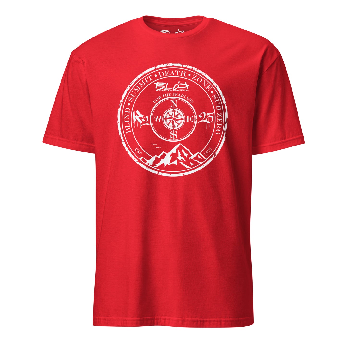 BLOK Blind Summit - White Front Print Women's Relaxed Fit Graphic T-Shirt
