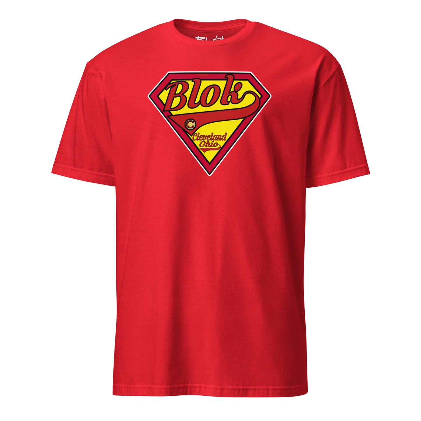 Blok Shield - in Red & Yellow Print - Men's Classic Fit