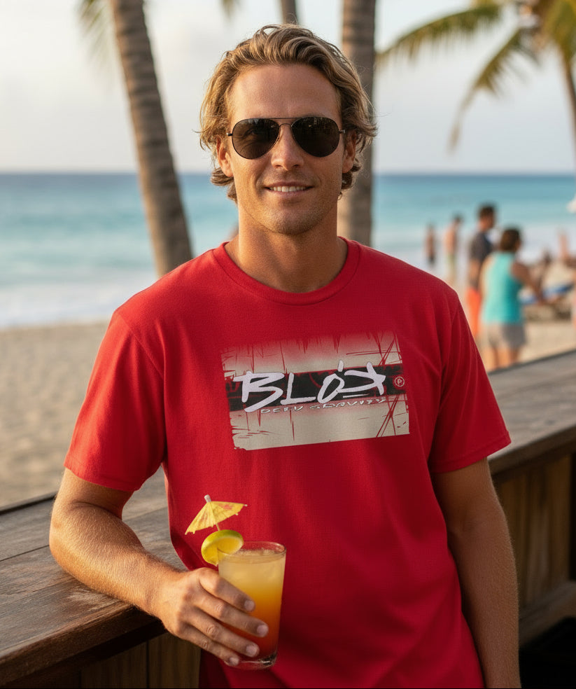 Sunset - with Sand Print - Men's Classic Fit