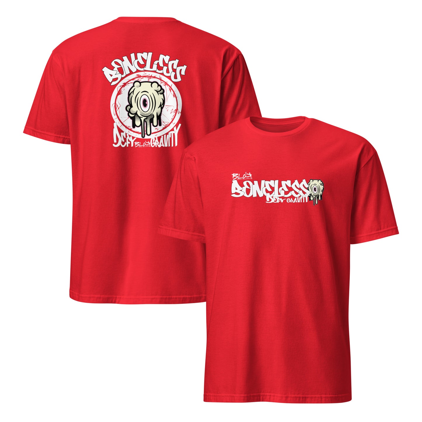 BLOK Boneless - Front & Back Print Women's Relaxed Fit Graphic T-Shirt
