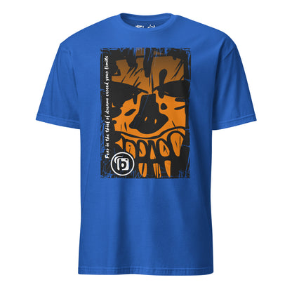 Tiki Skull - with Orange Front Print - Women's Relaxed Fit