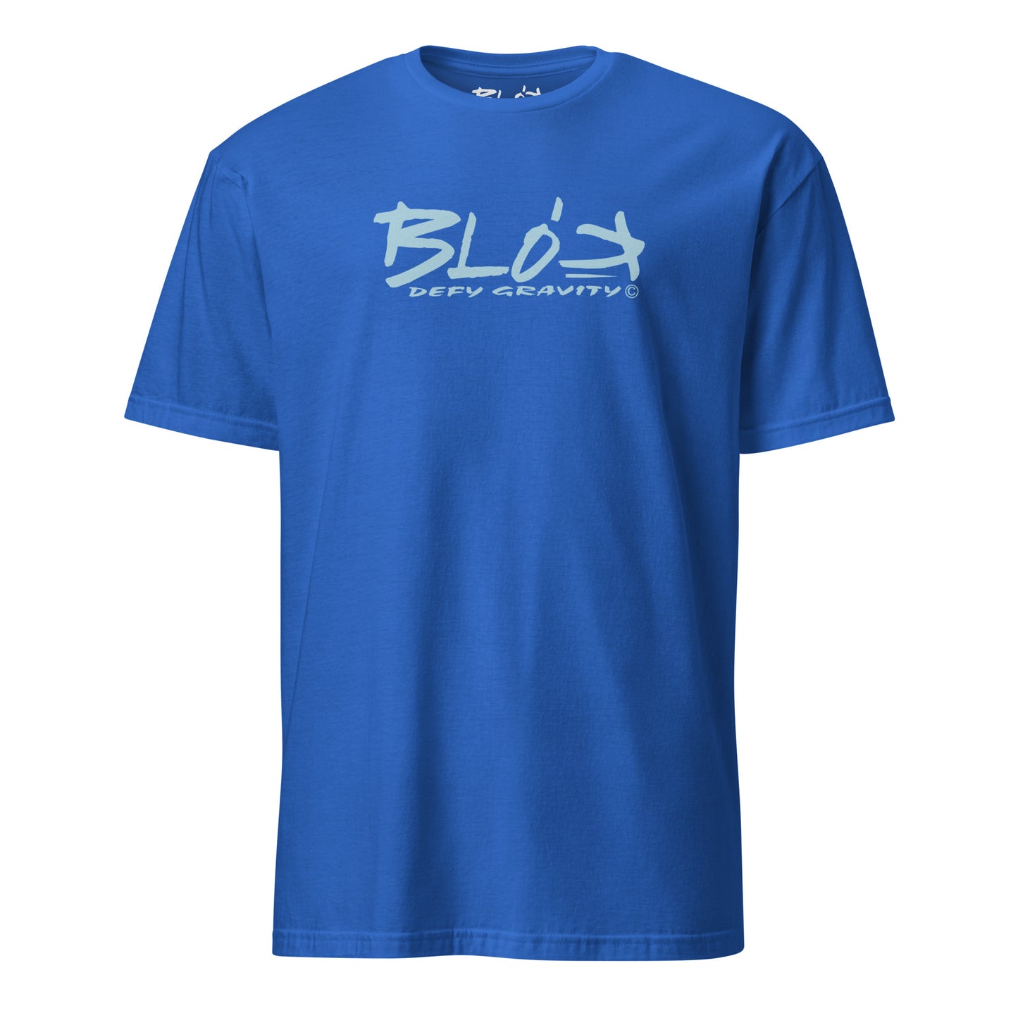 Essential Large Logo - with Light Blue Front Print - Women's Relaxed Fit