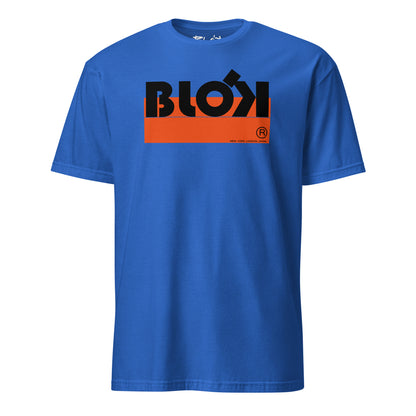 Blok Stripe - Front Print - in Orange & Black - Men's Classic Fit