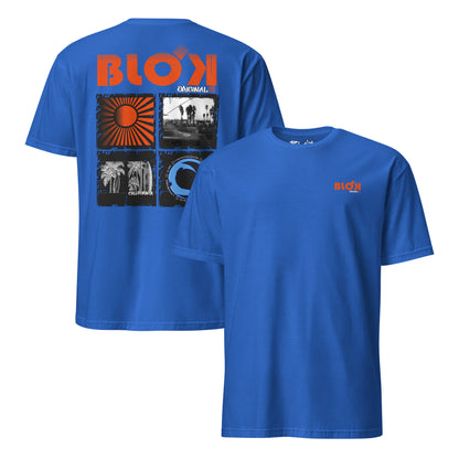 BLOK California Sport - Orange Front & Back Print Women's Relaxed Fit Graphic T-Shirt