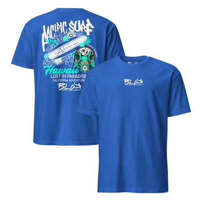 Hawaii - Pacific Surf - Front & Back Print - Women's Relaxed Fit