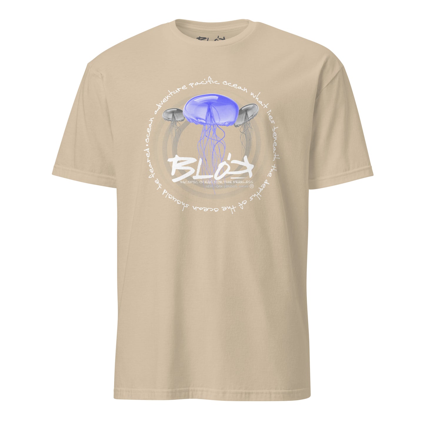 Jellyfish - Front Print with White Logo - Women's Relaxed Fit
