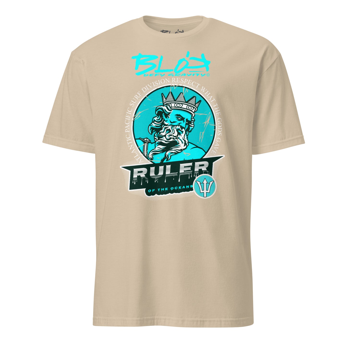 Ruler of the Oceans - Front Print - in Turquoise - Women's Relaxed Fit