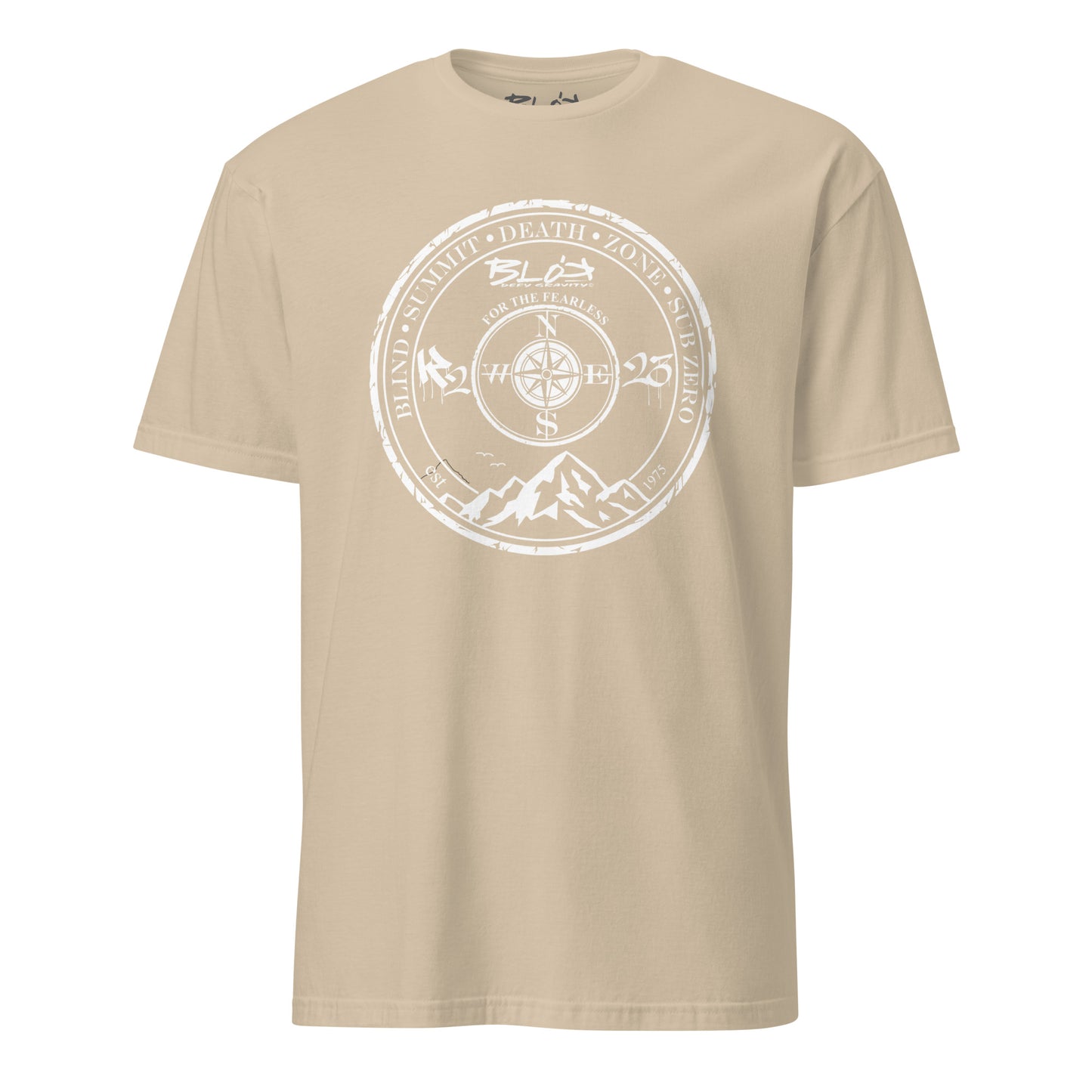 BLOK Blind Summit - White Front Print Women's Relaxed Fit Graphic T-Shirt