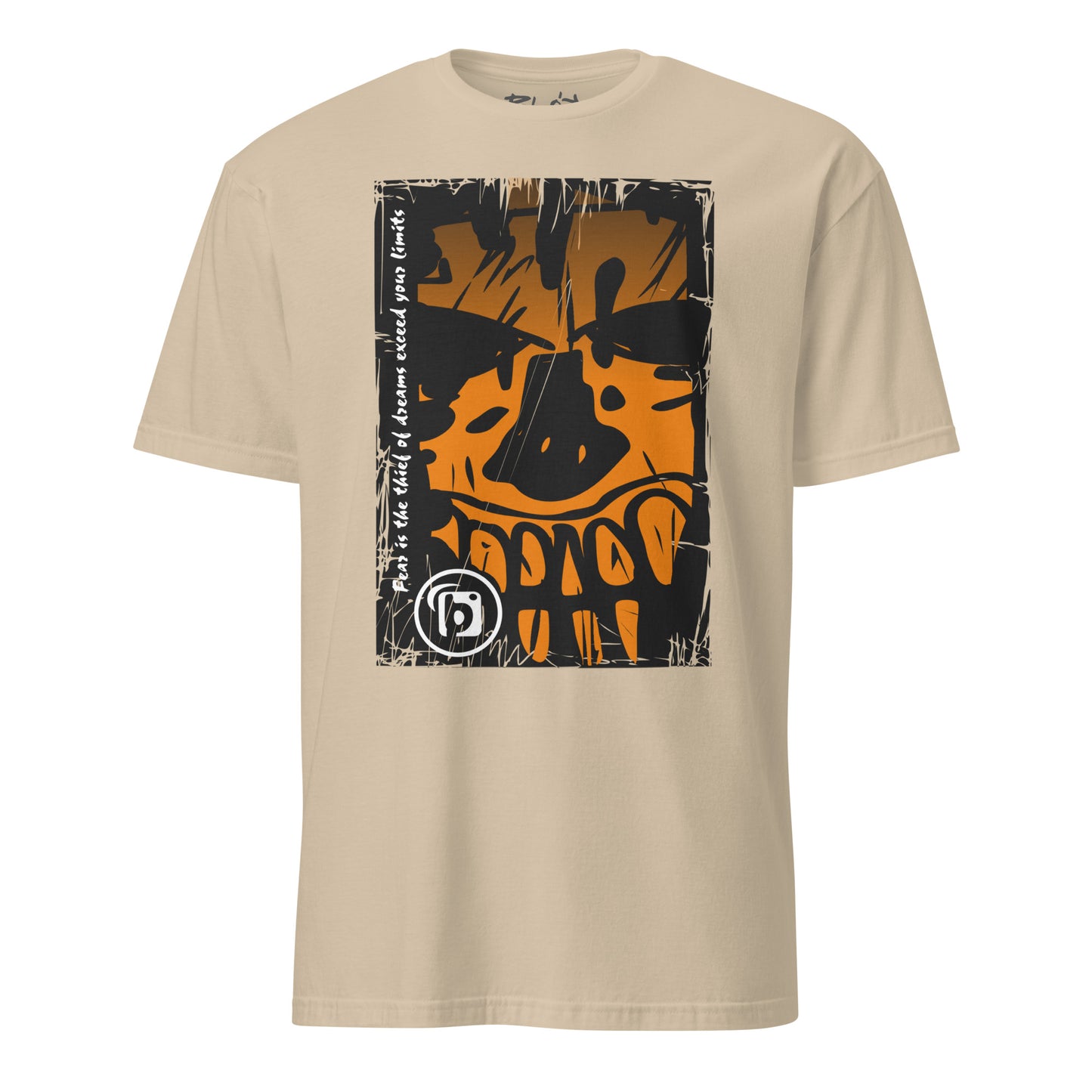 Tiki Skull - with Orange Front Print - Women's Relaxed Fit