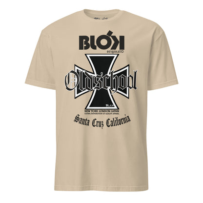 Old School Iron Cross - Front Print in Black - Women's Relaxed Fit