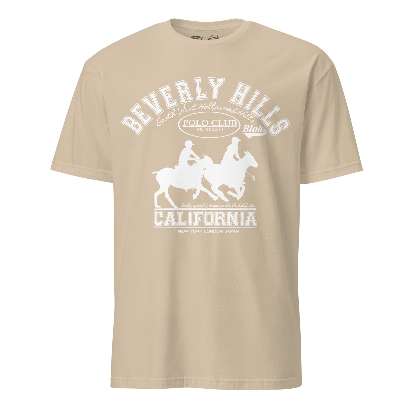 Beverly Hills Polo Club - Front Print in White - Women's Relaxed Fit