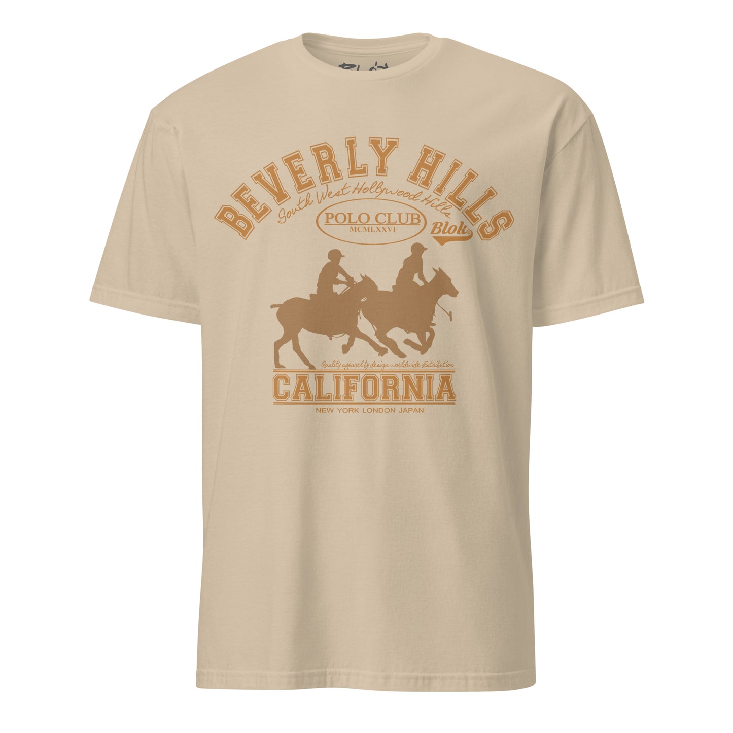 Beverly Hills Polo Club - Front Print in Gold - Women's Relaxed Fit