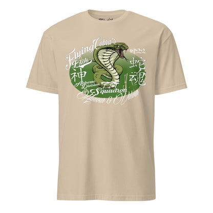 Flying Cobras - Front Print in White & Green - Women's Relaxed Fit
