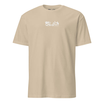 Blok logo - Front Print in White - Women's Relaxed Fit