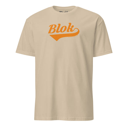 Blok Classic - Front Print - in Orange - Men's Classic Fit