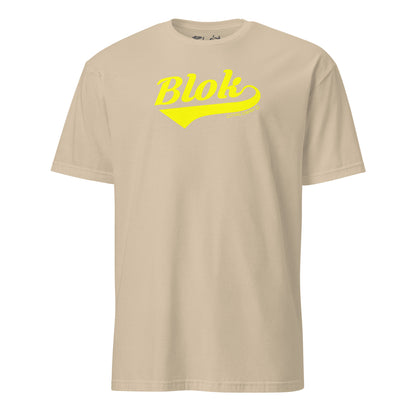 Blok Classic Logo - Front Print - in Yellow - Men's Classic Fit