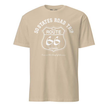 Route 66 Road Trip - Front Print in White