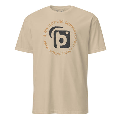 Mosaic Circle - Front Print in Black - Men's Classic Fit