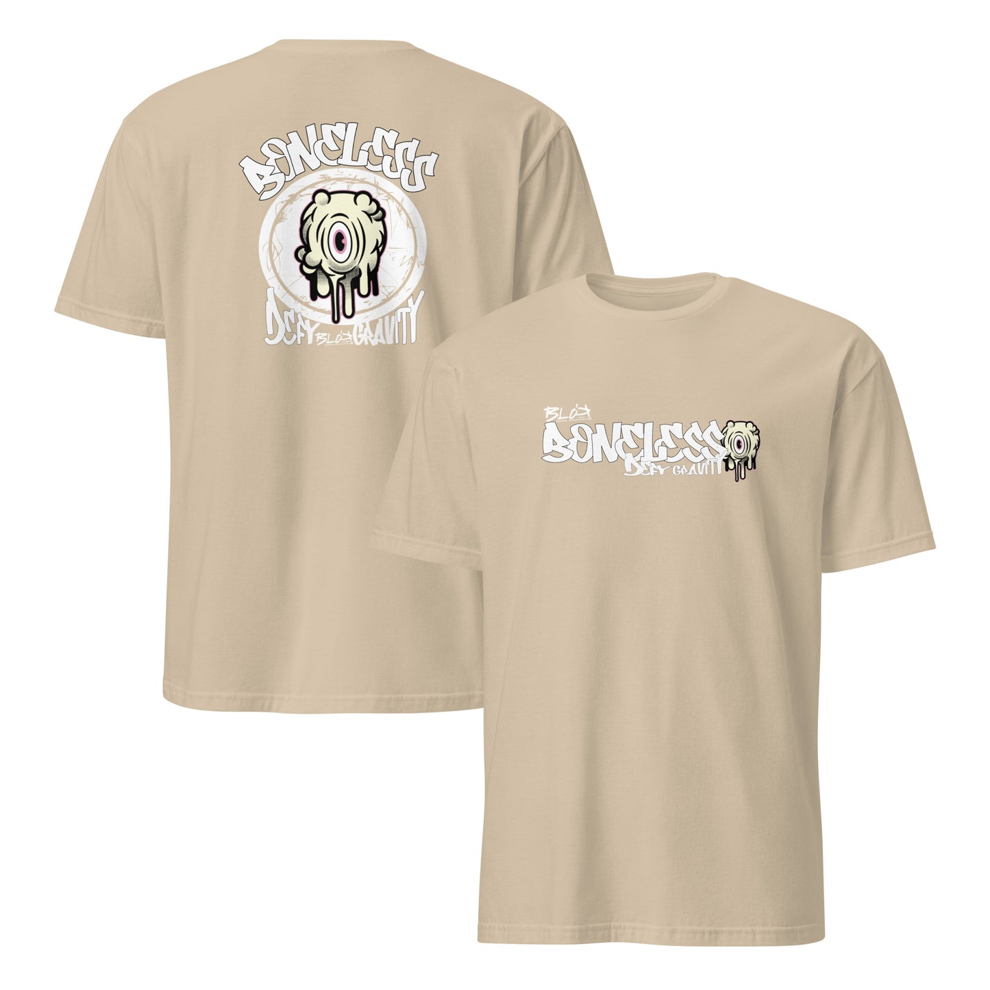 BLOK Boneless - Front & Back Print Women's Relaxed Fit Graphic T-Shirt