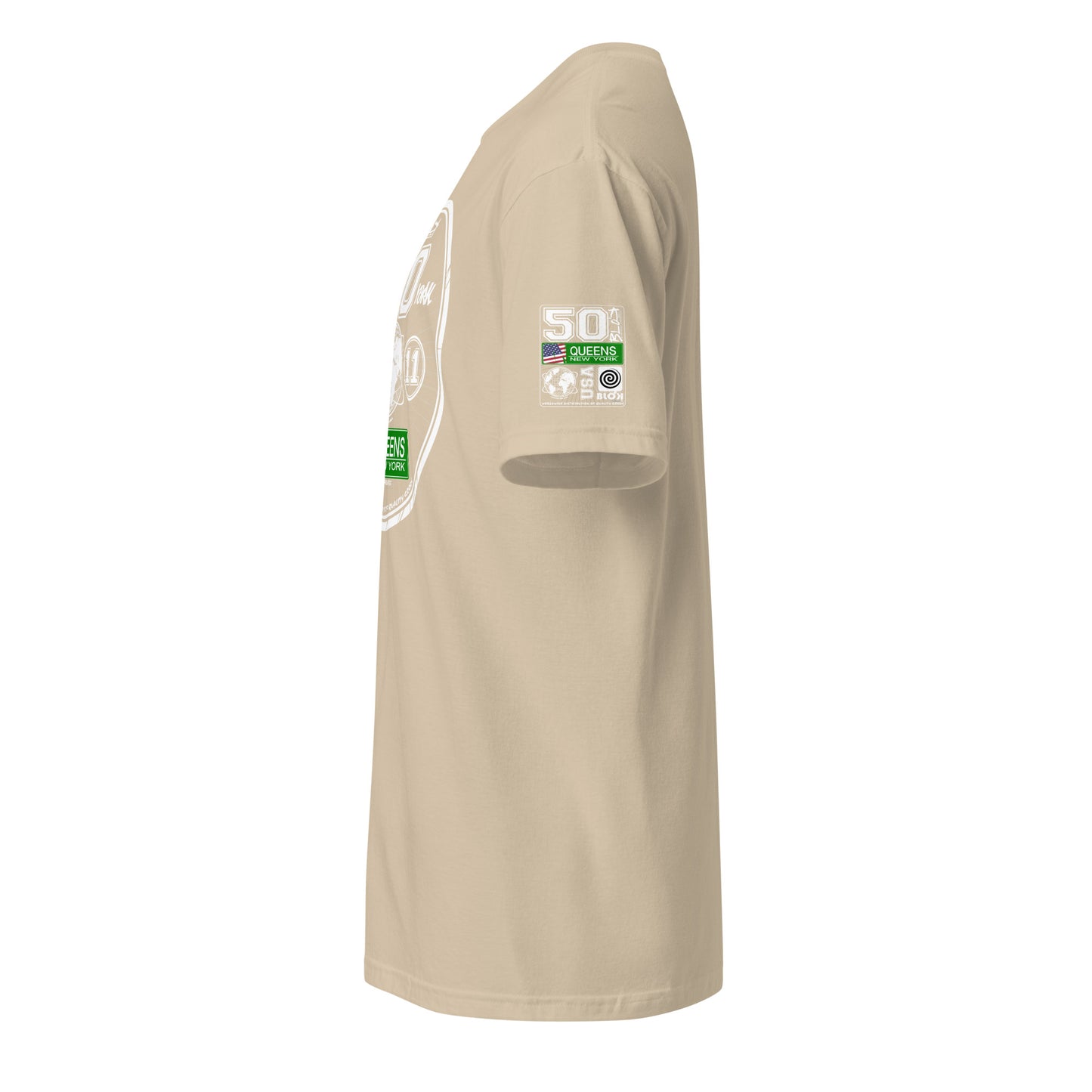 Queens New York - 50 States - Front Print in White - Women's Relaxed Fit