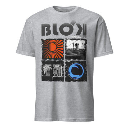 BLOK California Sport - Black Front Print Women's Relaxed Fit Graphic T-Shirt