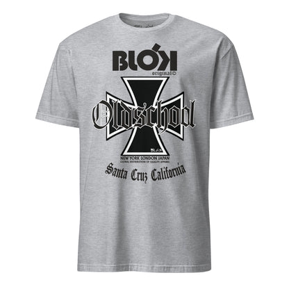 Old School Iron Cross - Front Print in Black - Women's Relaxed Fit